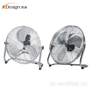 Ventilador de piso externo com baixo nível de ruído e 20 polegadas grandes de metal 3 Ventiladores de piso com lâmina de alumínio